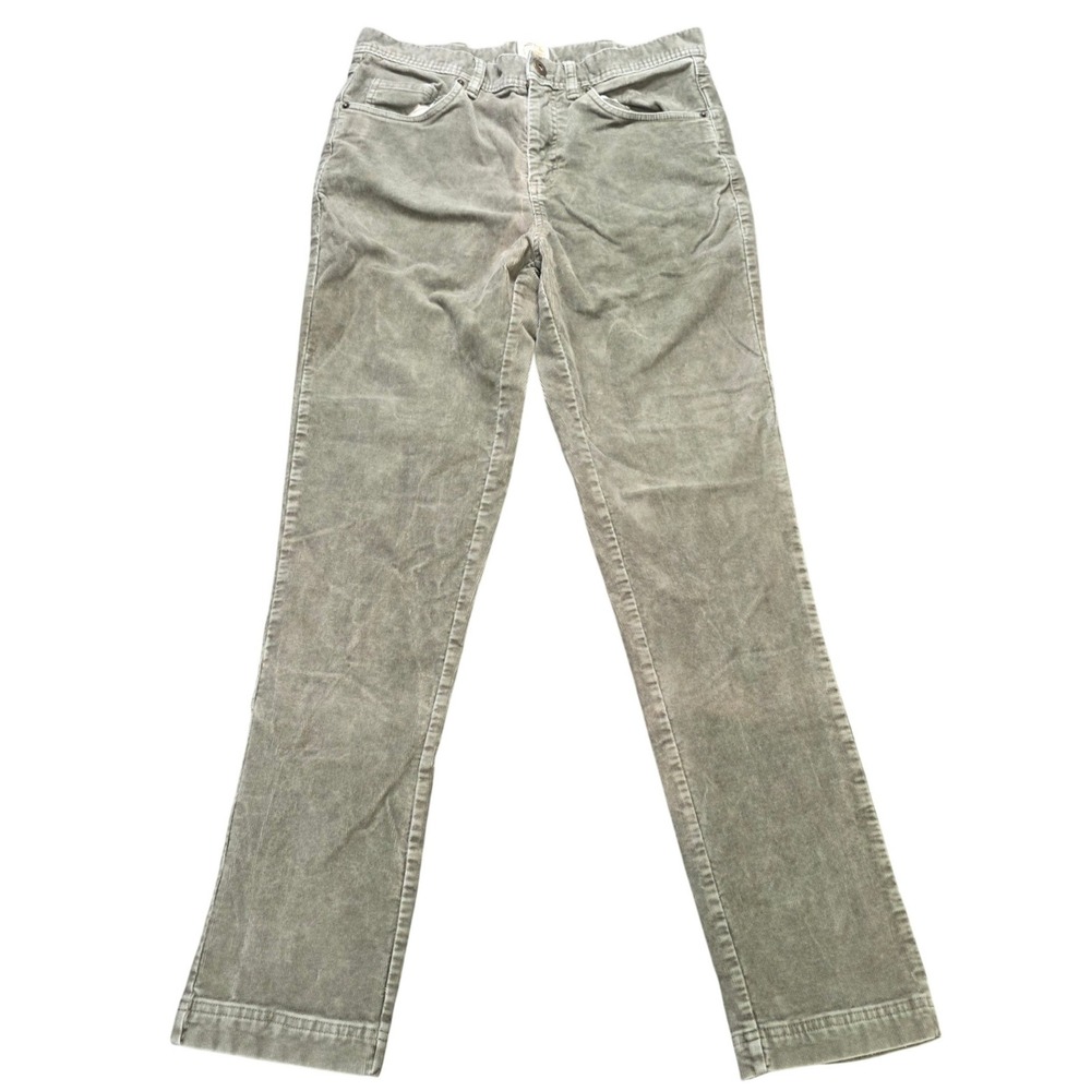 C&C California Corduroy Pants Men's Size 32x32 Olive Green Straight Leg Stretch